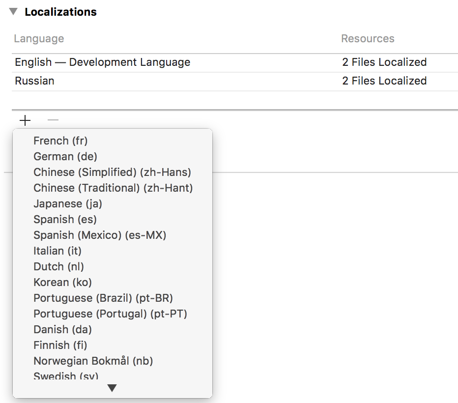 Add Localization