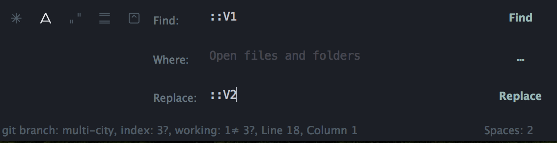 Sublime Text 2 Replace